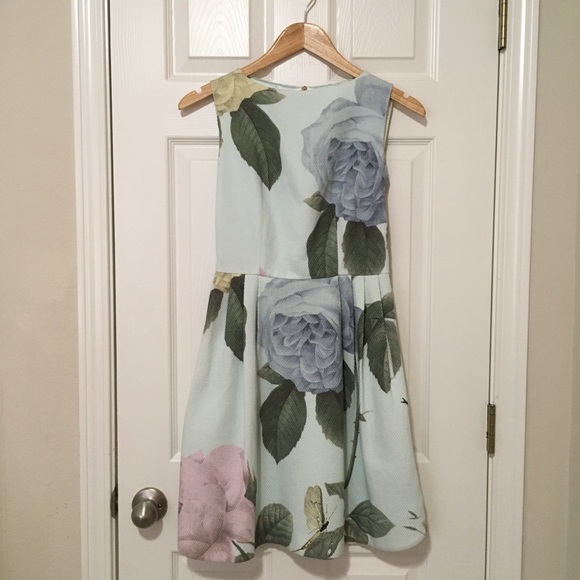 ted baker rose print dress